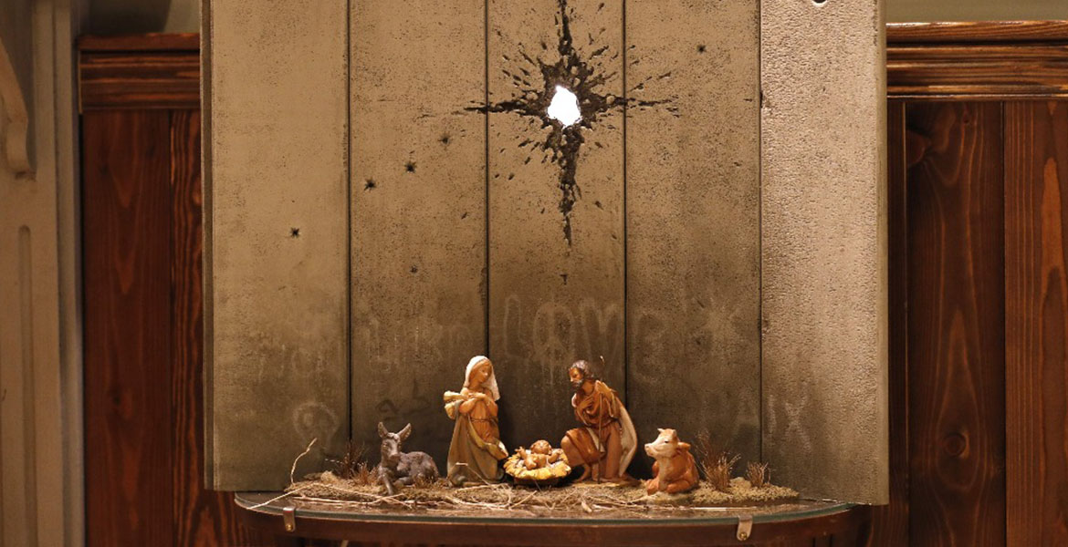 Belen Bansky Muro Cisjordania