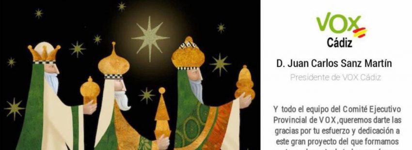 Y así Vox robó la Navidad: el partido de Santiago Abascal blanquea a Baltasar en su “boceto”