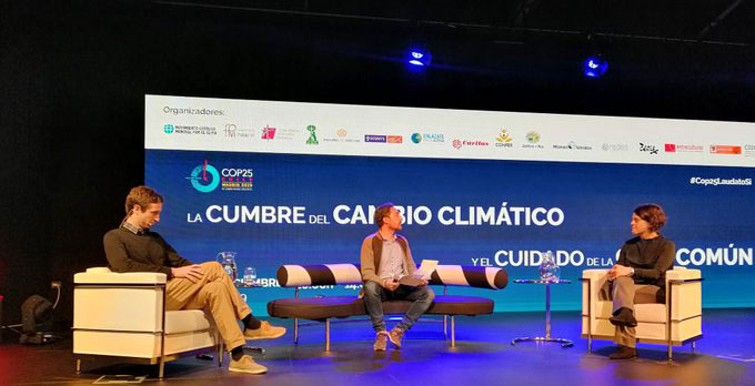 Tomás Insúa, director ejecutivo del Movimiento Católico Mundial por el Clima en el foro sobre cambio climático de la Fundación Pablo VI