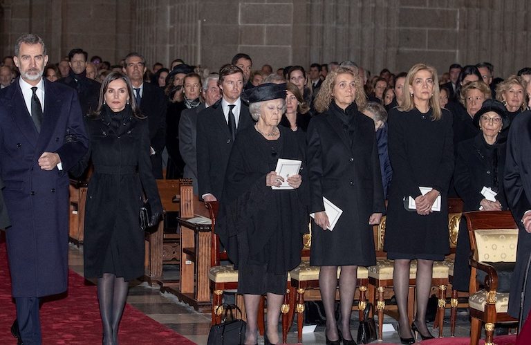 Juan del Río en el funeral de Pilar de Borbón: “Ella es un testimonio de entrega y amor a