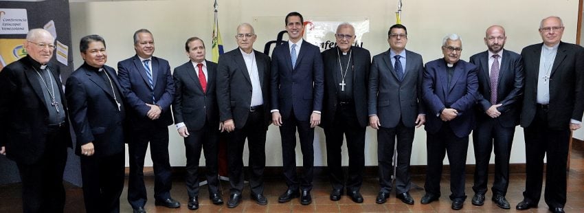 Los obispos venezolanos reciben a Juan Guaidó en el marco de su 113ª Asamblea Plenaria