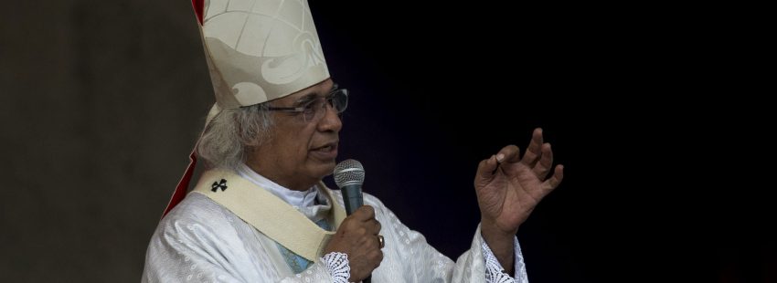 El cardenal Leopoldo Brenes, arzobispo de Managua