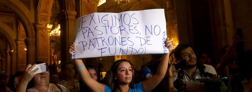 Jóvenes que irrumpieron en la catedral de Santiago de Chile: “Queríamos manifestarnos como