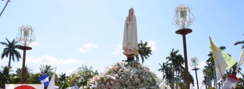La imagen de la Virgen de Fátima recorrerá toda Nicaragua