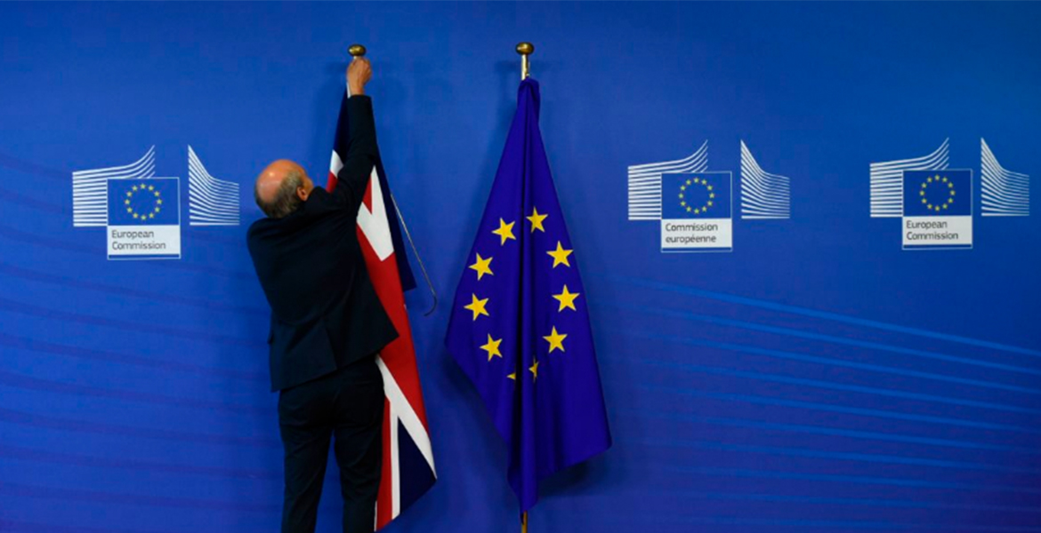 Brexir Bandera Inglaterra Europa