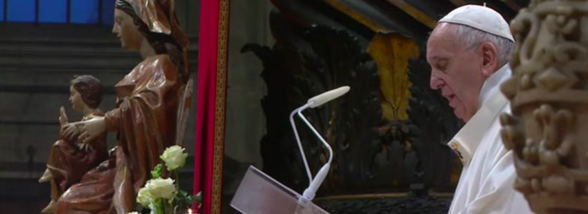 Francisco a los consagrados: “Quien tiene la mirada en Jesús aprende a vivir para servir”