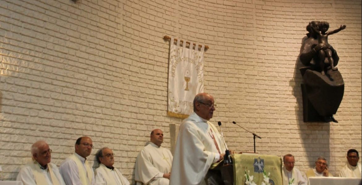 Manolo García Barrio, en la parroquia del Divino Pastor