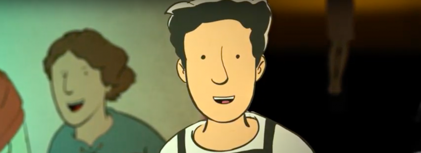 San Agustín en dibujos