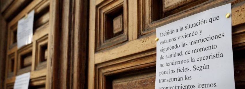 Mapa del estado de alarma por el coronavirus: 59 de las 70 diócesis españolas suspenden las misas