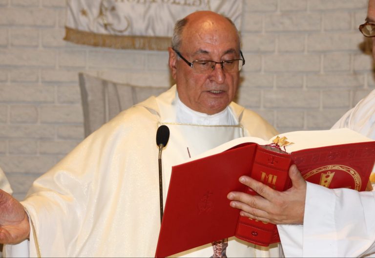 Manolo García Barrio, en la parroquia del Divino Pastor
