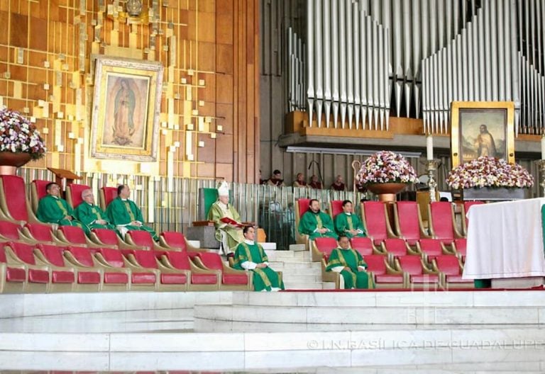 Fieles podrán seguir por televisión abierta la misa dominical desde la Basílica de Guadalupe