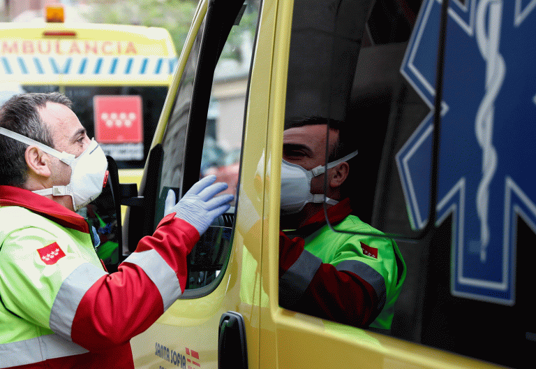 Aplauso sanitario coronavirus