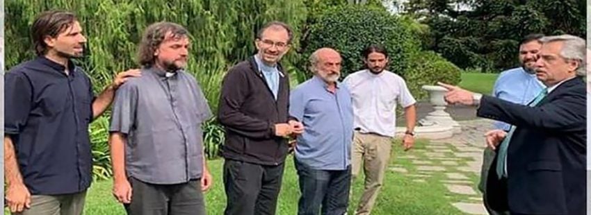 Los curas villeros se reúnen con el presidente Alberto Fernández