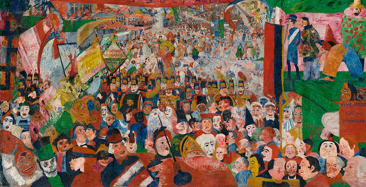 La entrada de Cristo en Bruselas, de James Ensor