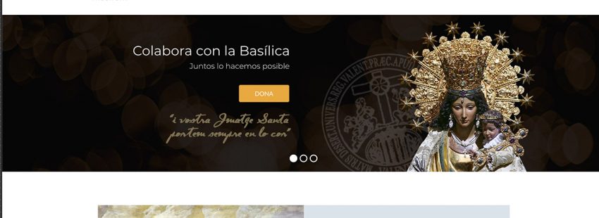 Misas online por encargo en la Basílica de la Virgen de los Desamparados de Valencia ante el