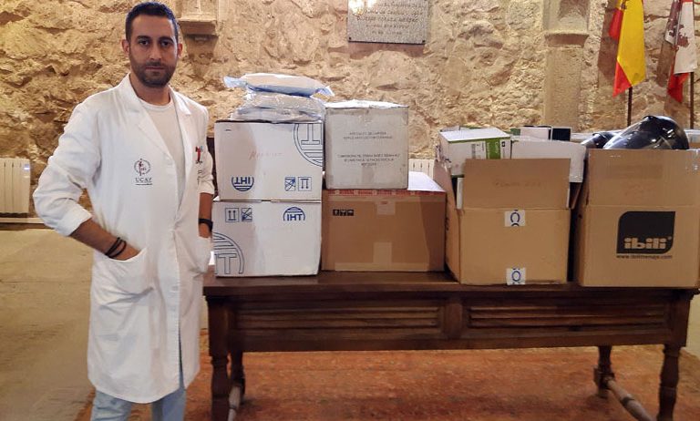 Universidad Católica de Ávila donación material sanitario coronavirus