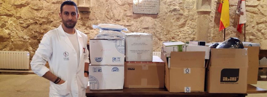 Universidad Católica de Ávila donación material sanitario coronavirus