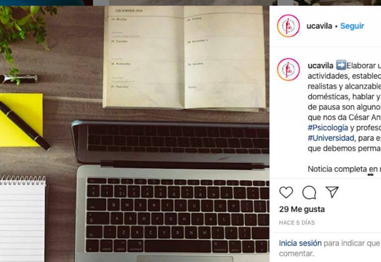 Profesores instagramers ante el coronavirus: la Universidad Católica de Ávila ofrece formación