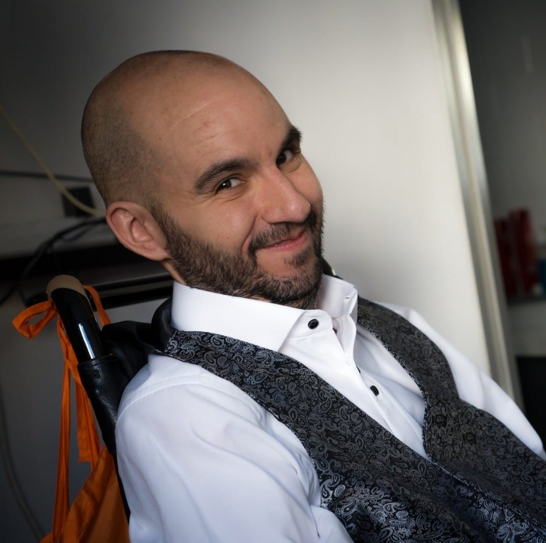 Jordi Sabaté, enfermo de ELA