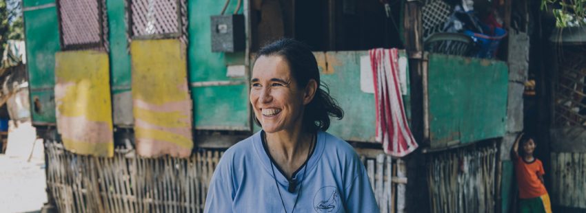 Ana Palma, misionera en Filipinas. Foto Juan Sisto