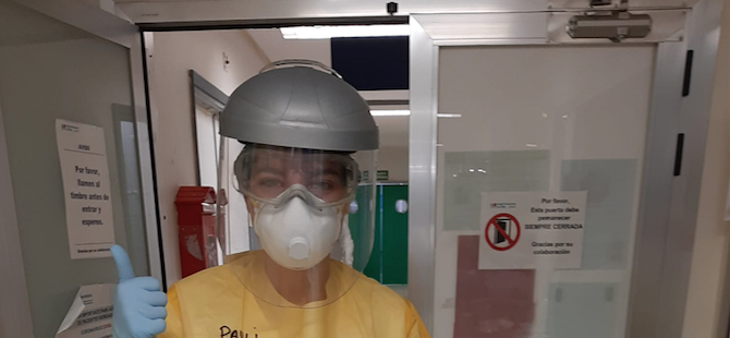 Paula Perales, enfermera