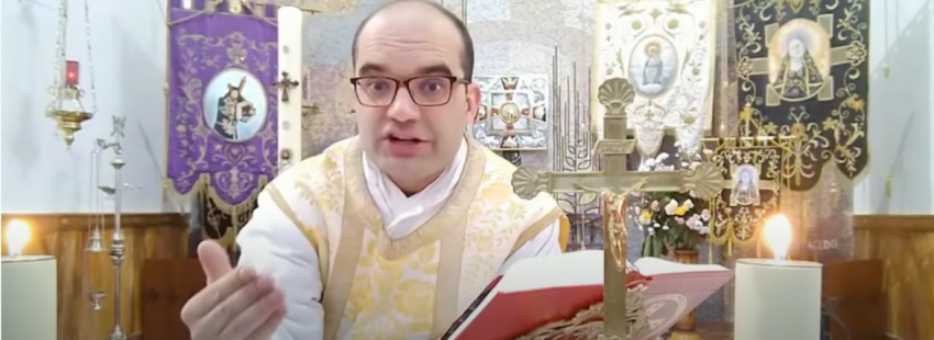 La teoría del sacerdote Antonio Domenech para volver a misa: “El coronavirus solo se contagia si
