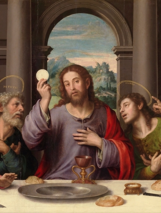La Última Cena Juan De Juanes EUCARISTÍA
