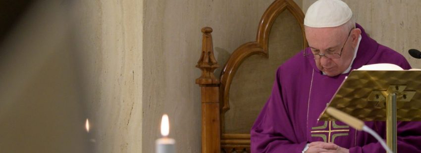 El Miércoles Santo del Papa: “Pensemos en el Judas de cada uno: ¿sirvo a Dios o al dinero?”