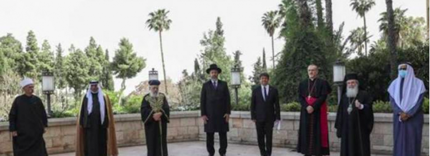 Judíos, musulmanes, drusos y cristianos rezan juntos en Jerusalén por el fin del coronavirus