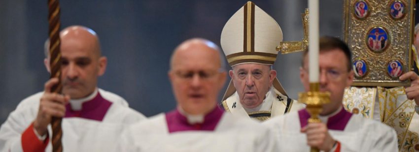 El papa Francisco preside la misa del Domingo de Pascua más discreta y profunda de su pontificado