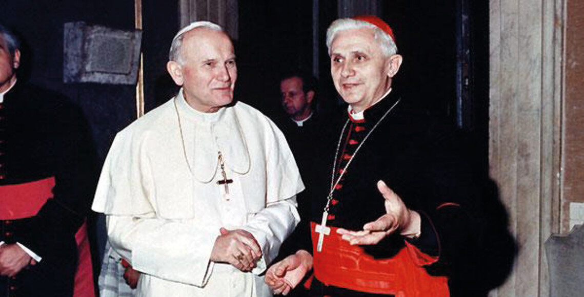 Juan Pablo II y Ratzinger