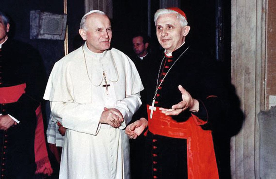 Juan Pablo II y Ratzinger