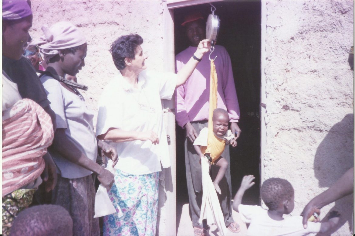 Carolina Martínez, misionera en África
