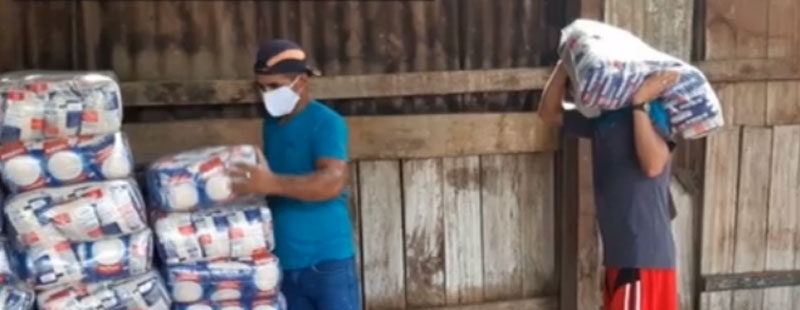 La Iglesia boliviana entrega 18 toneladas de víveres a más de 200 familias indígenas en la