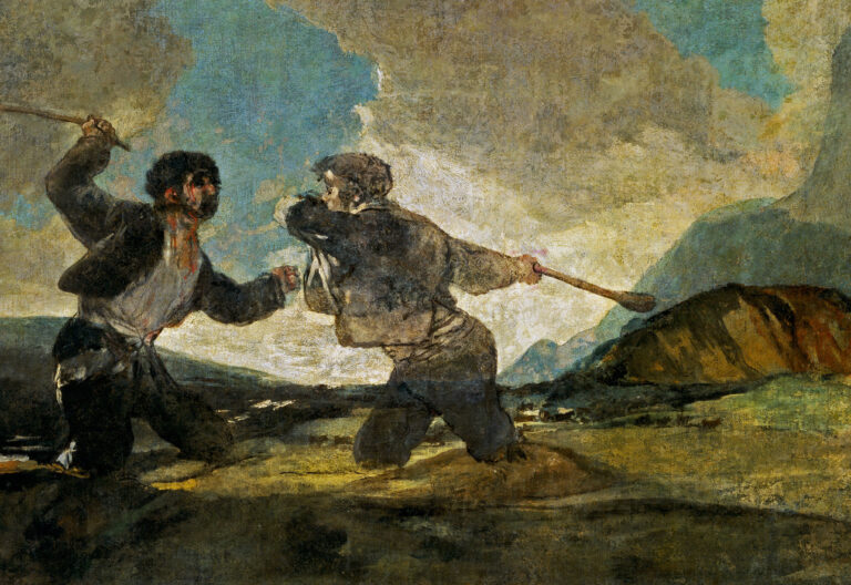 Duelo a garrotazos, de Goya