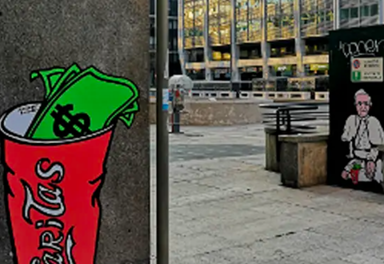 El papa Francisco, un mendigo en Milán