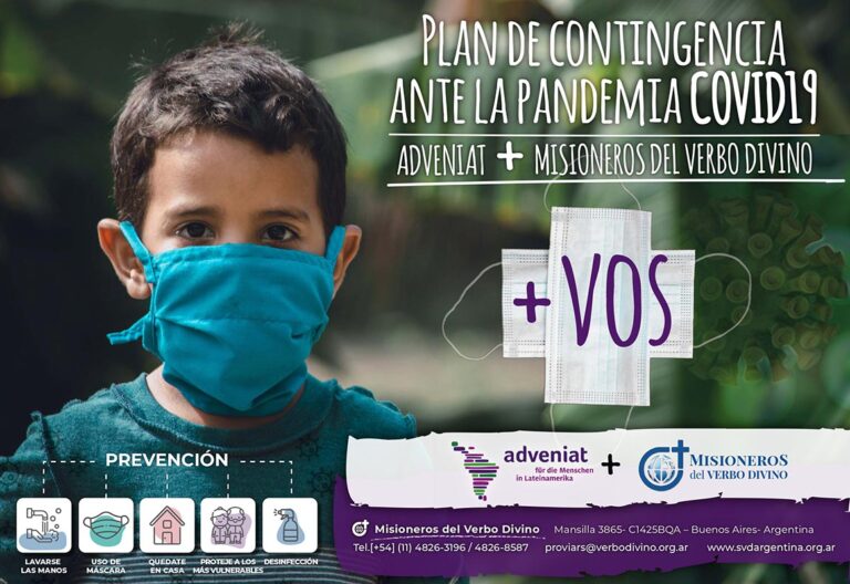 Los Verbitas de Argentina lanzan un plan de emergencia para afrontar los efectos de la pandemia del