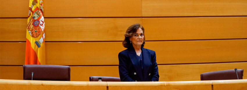 Carmen Calvo asistirá el lunes al funeral por las víctimas del coronavirus en la Almudena