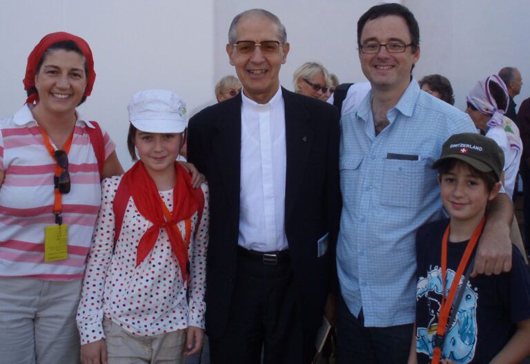 Fernando Vidal con Adolfo Nicolás