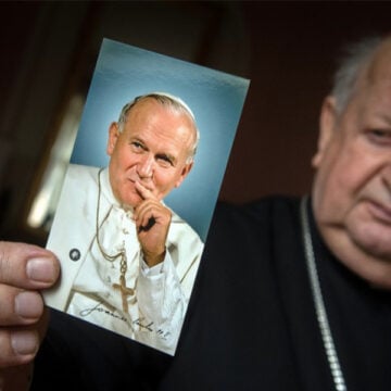 juan pablo ii estampa Stanisław Dziwisz