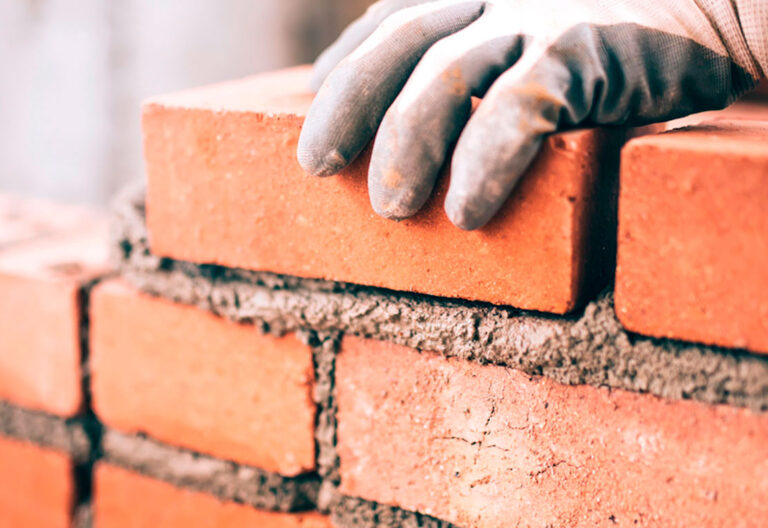 ladrillo construir edificio