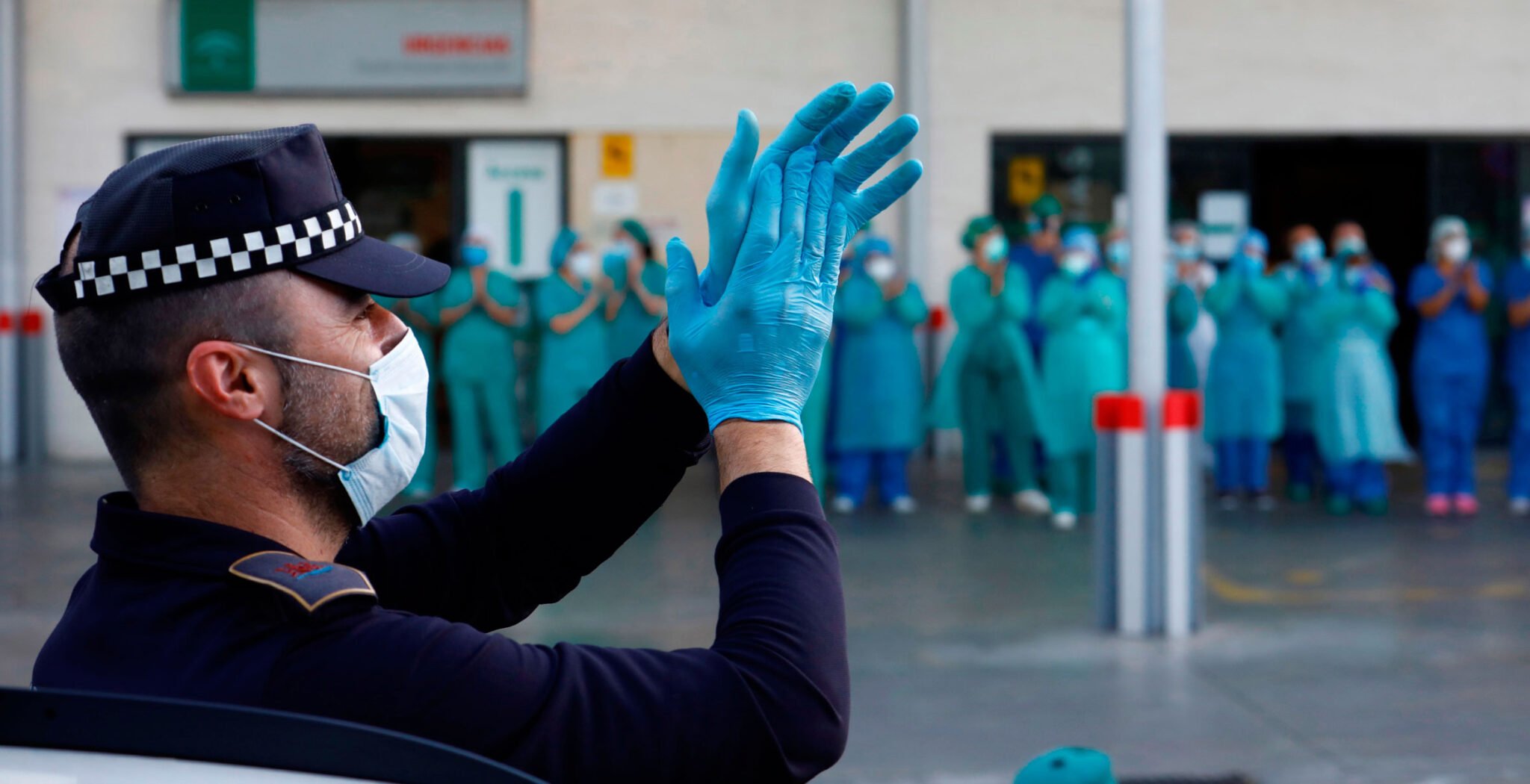 aplausos solidarios a los sanitarios, coronavirus