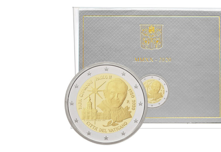 El centenario del nacimiento de Juan Pablo II, en una moneda de 2 euros del Vaticano