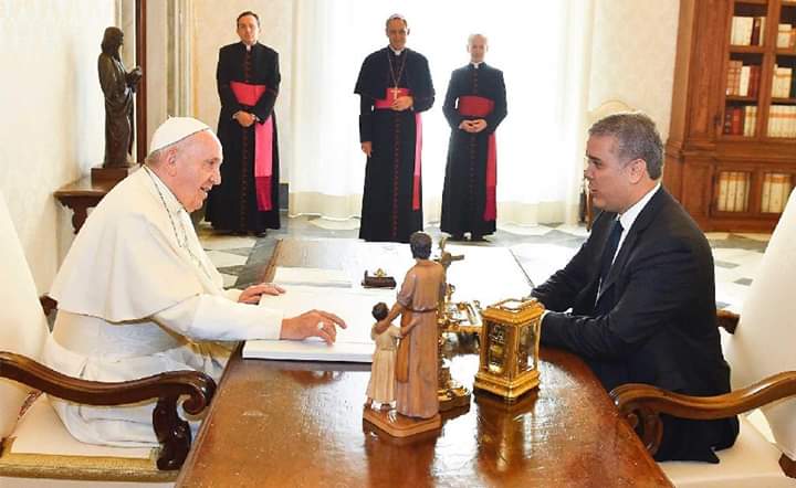 El papa Francisco envía una carta al presidente de Colombia con motivo de la Jornada Mundial del