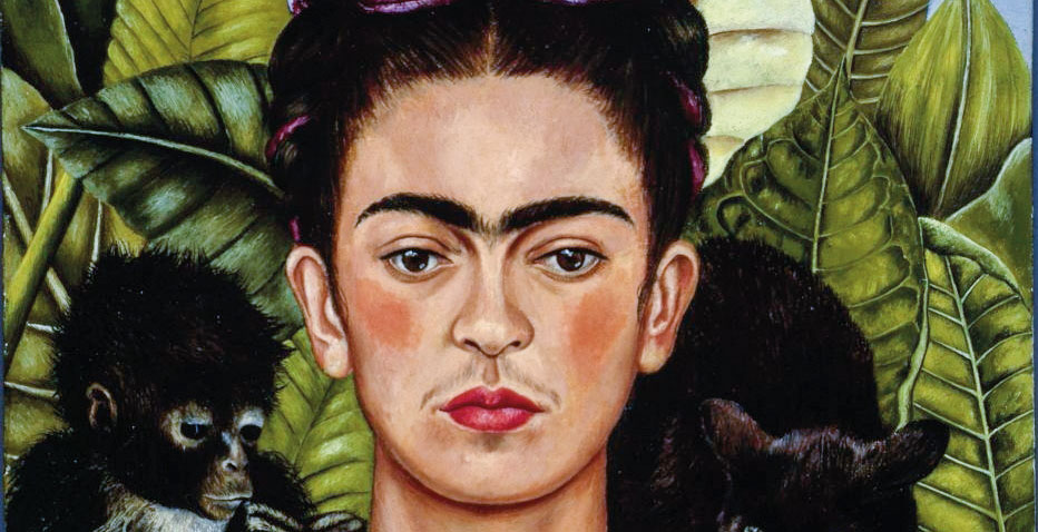 Frida Kahlo, “Autorretrato con collar de espinas” 