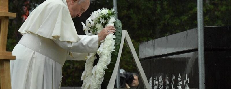 Las 5 lecciones de Francisco a los 75 años del bombardeo atómico sobre Nagasaki