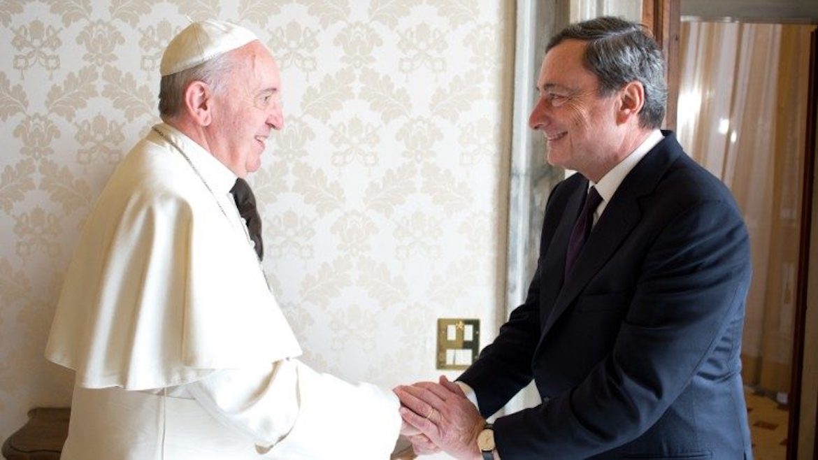 El papa Francisco ficha para el Vaticano a Mario Draghi, ex presidente del  Banco Central Europeo