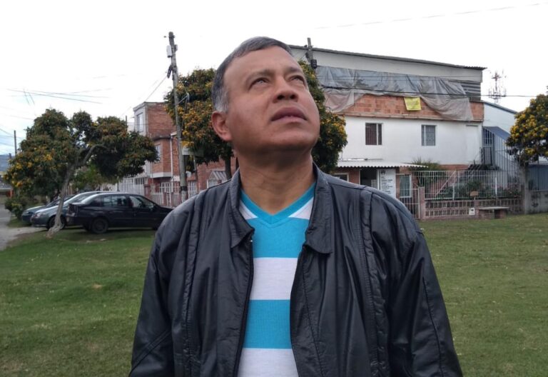 César Rísquez Jiménez, como Jesucristo obligado a huir de Venezuela