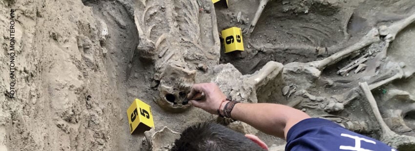 exhumaciones en El Espinar (Segovia)