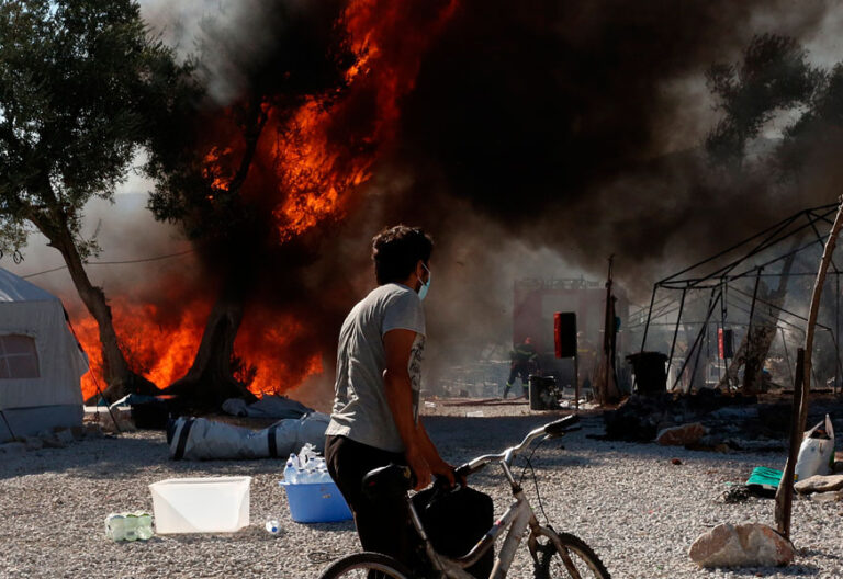 Moria Lesbos refugiados